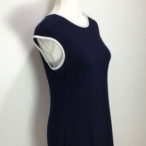 Nik & Nash Soft Jersey Color Block Hi-low Hem Mini Dress